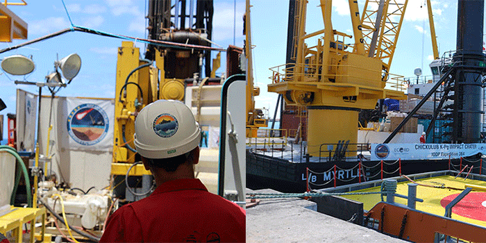 Expedition 364 Chicxulub K-Pg Impact Crater. Photo: ECORD/IODP