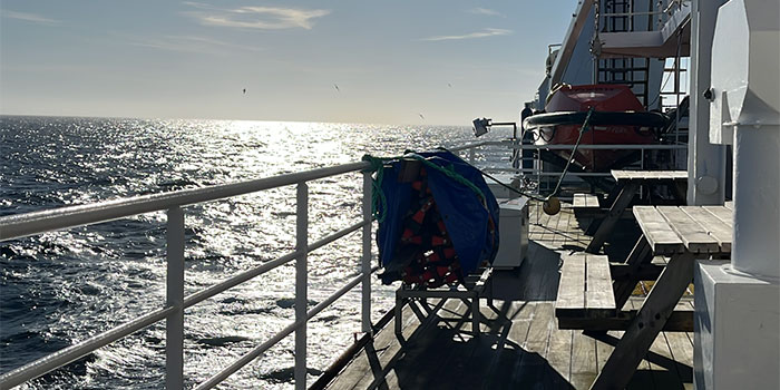 Grønlandshavet fra Dana IV. Foto: Colin Stedmon
